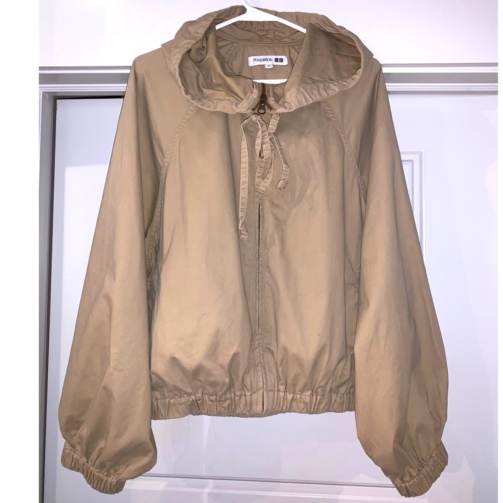 J.w. Anderson for Uniqlo jacket women’s medium tan color